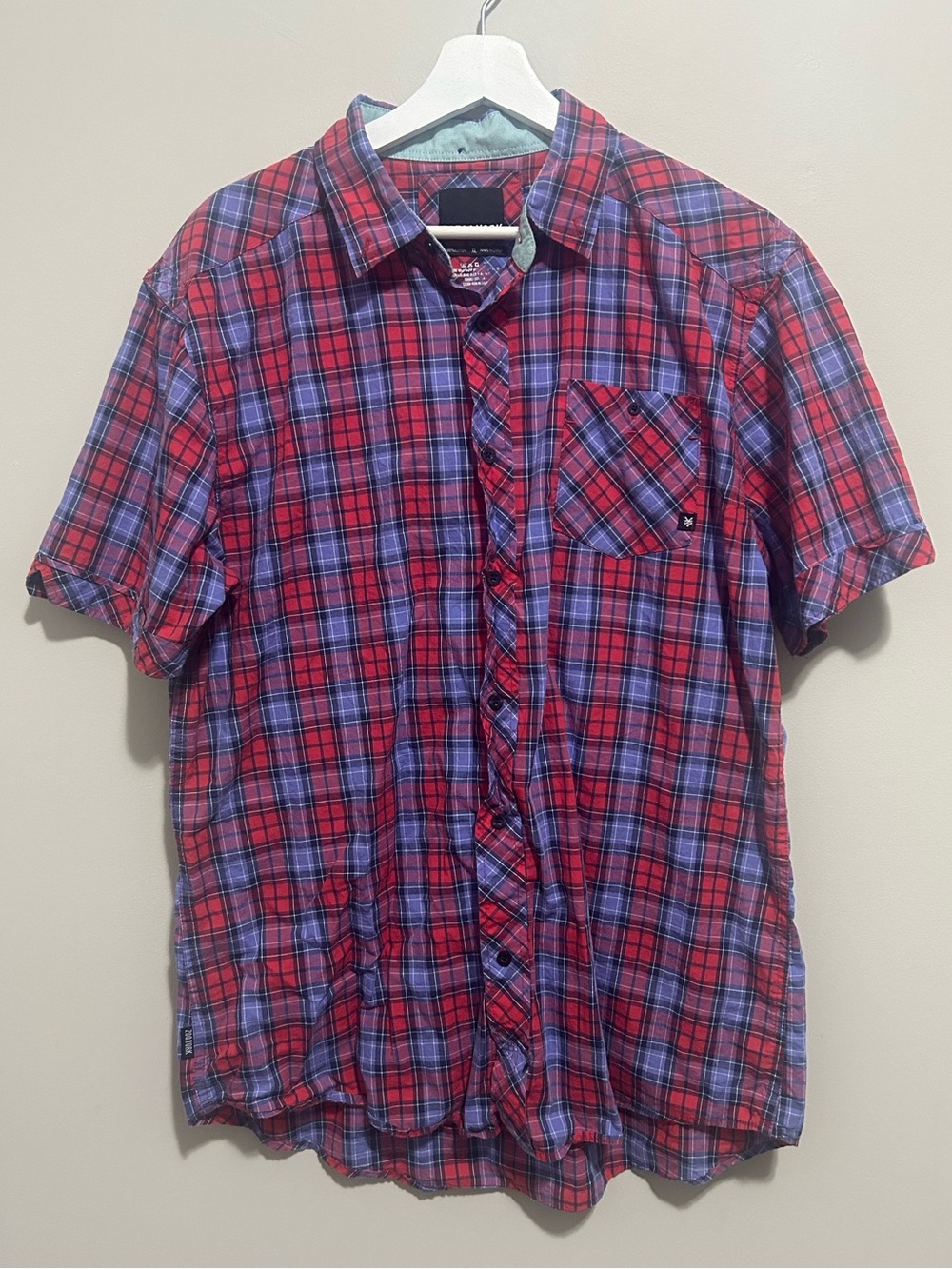 Men's Zoo York Plaid Short-Sleeve Shirt